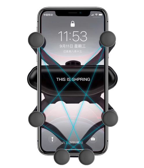 Гравитационный держатель в решетку вентиляции 7-точечный