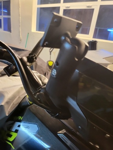 Крепление мотоциклетное для Garmin Zumo/TomTom Rider (монтажный комплект, 9 см)