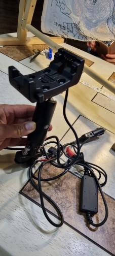 Крепление мотоциклетное для Garmin Zumo/TomTom Rider (монтажный комплект, 9 см)