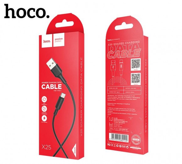 Кабель USB Type C HOCO X25