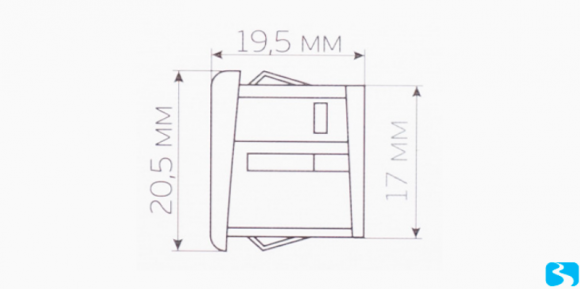 Парковочный радар Blackview PS-4.1-18 (черный, 4 датчика, 18мм)