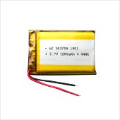 Аккумулятор Li-Po 503759 (3.7 В 1200 мАч, 59*37*5мм, 2 провода)