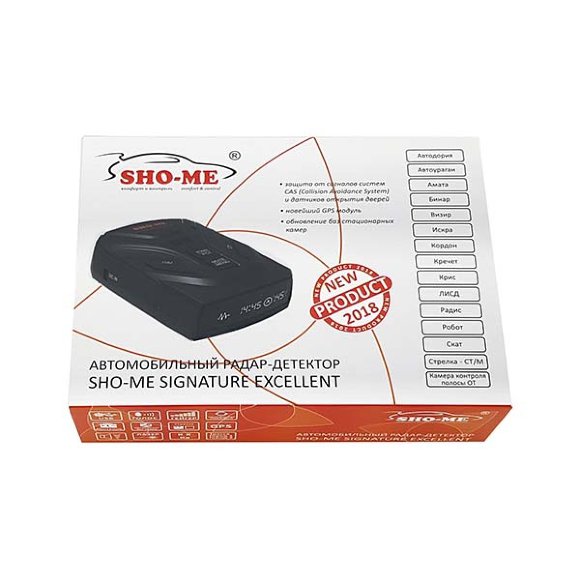 Радар-детектор Sho-Me Signature EXCELLENT Радар-детектор Sho-Me Signature EXCELLENT