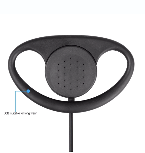 Гарнитура для радиостанций Аргут/Kenwood/Baofeng/Retevis (с мягкой заушиной)