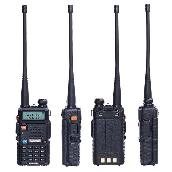 Радиостанция портативная Baofeng UV-5R (двухдиапазонная, 5W, черная) Радиостанция портативная Baofeng UV-5R (двухдиапазонная, 5W, черная)