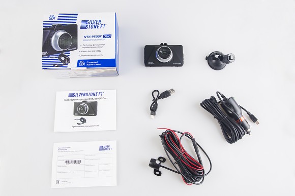 Автомобильный видеорегистратор  SilverStone F1 NTK-9500F DUO