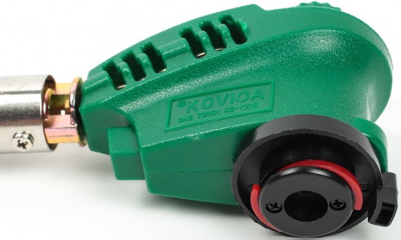 Газовая горелка KS-1005 на баллон (пьезоэлектрический поджиг)