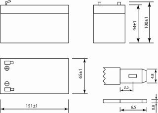 Аккумулятор 12В 7Ач