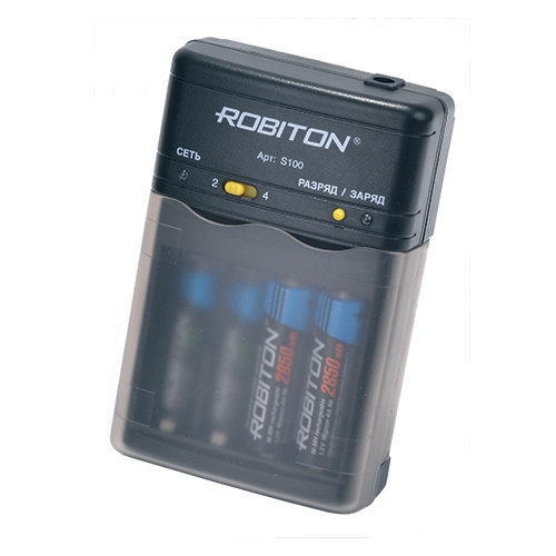 Универсальное зарядное устройство Robiton S100