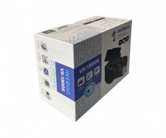 Радар-детектор с видеорегистратором Intego VX-1300S 4K