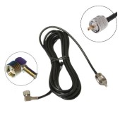 Кабель подключения антенны DV-916 с разъёмами LC-27/PL-259, длина 4 м