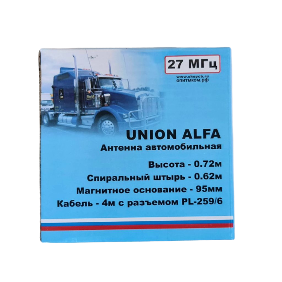 Антенна автомобильная OPTIM UNION ALFA, на магните Антенна автомобильная OPTIM UNION ALFA, на магните