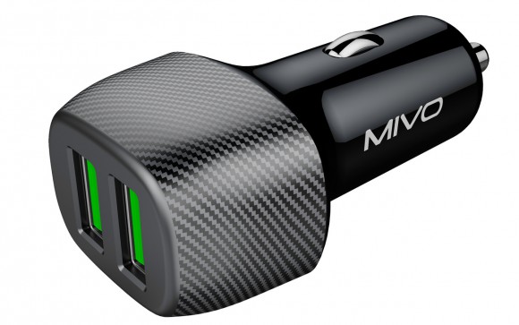 Автомобильное зарядное устройство (2*USB, QC3.0), MIVO MU-332Q