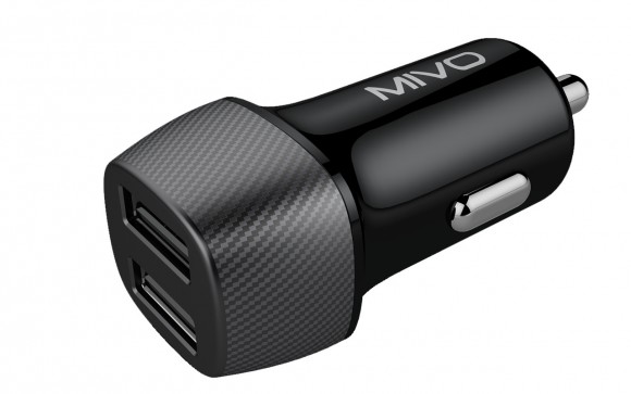 Автомобильное зарядное устройство (2*USB, 3.4A), MIVO MU-341