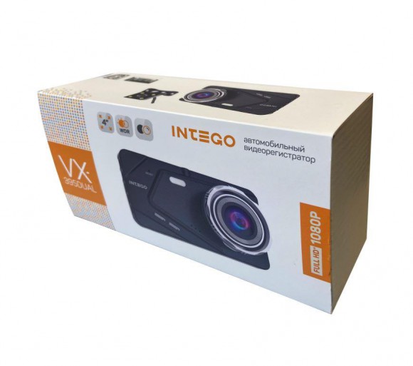 Автомобильный видеорегистратор Intego VX-395DUAL