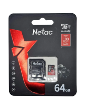 Карта памяти micro-SDXC 64 Гб, Netac P500 Extreme Pro