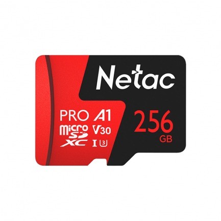 Карта памяти micro-SDXC 256 Гб, Netac P500 Extreme Pro