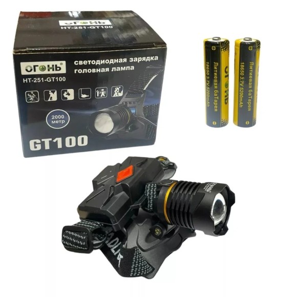 Фонарь налобный HT-251-GT100 Фонарь налобный HT-251-GT100