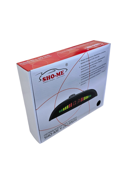 Парковочный радар Sho-Me Y-2618N04 (чёрный, 4 датчика 22 мм) Парковочный радар Sho-Me Y-2618N04 (чёрный, 4 датчика 22 мм)