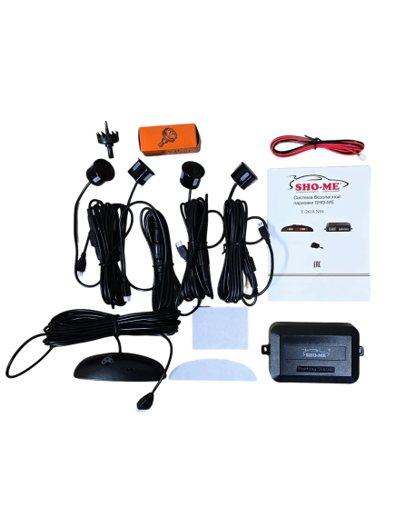 Парковочный радар Sho-Me Y-2618N04 (чёрный, 4 датчика 22 мм) Парковочный радар Sho-Me Y-2618N04 (чёрный, 4 датчика 22 мм)