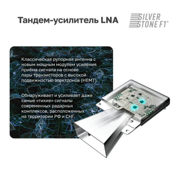 Радар-детектор Silverstone F1 DOPPLER PRO Wi-Fi LNA Радар-детектор Silverstone F1 DOPPLER PRO Wi-Fi LNA
