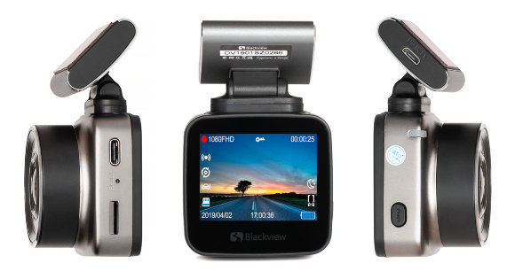 Автомобильный видеорегистратор Blackview R5 DUAL (WiFi, сенсорный дисплей)