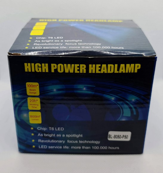 Фонарь налобный BL-8050-P50