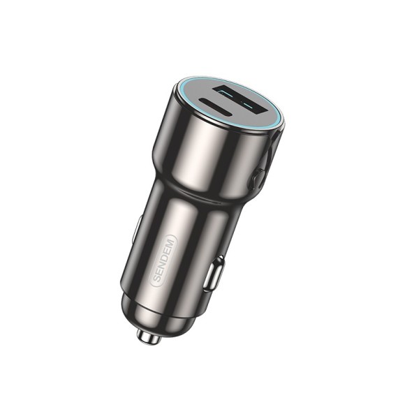 Автомобильное зарядное устройство SENDEM D19 (PD + 120W)