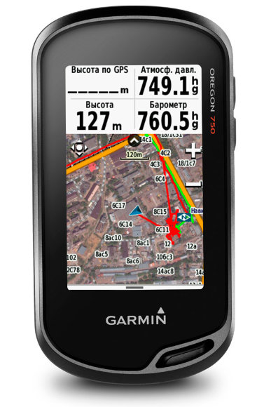 Портативный GPS навигатор Garmin Oregon 750t