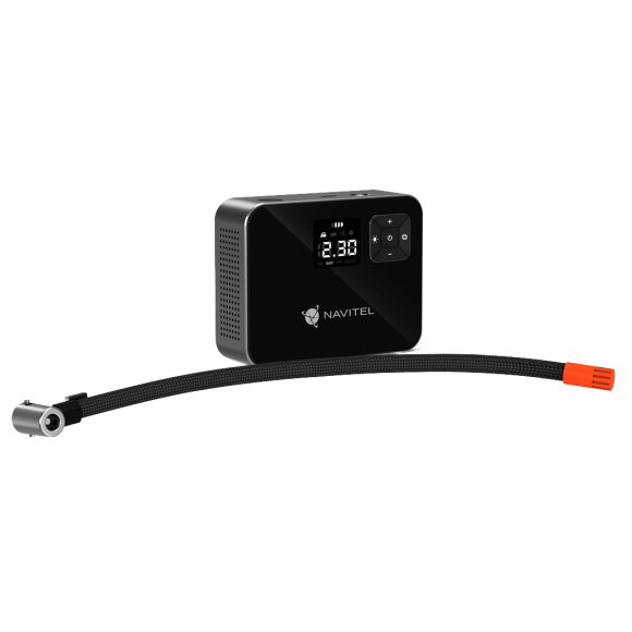 Беспроводной компрессор с набором переходников и фонарём NAVITEL AIR 15 AL Беспроводной компрессор с набором переходников и фонарём NAVITEL AIR 15 AL