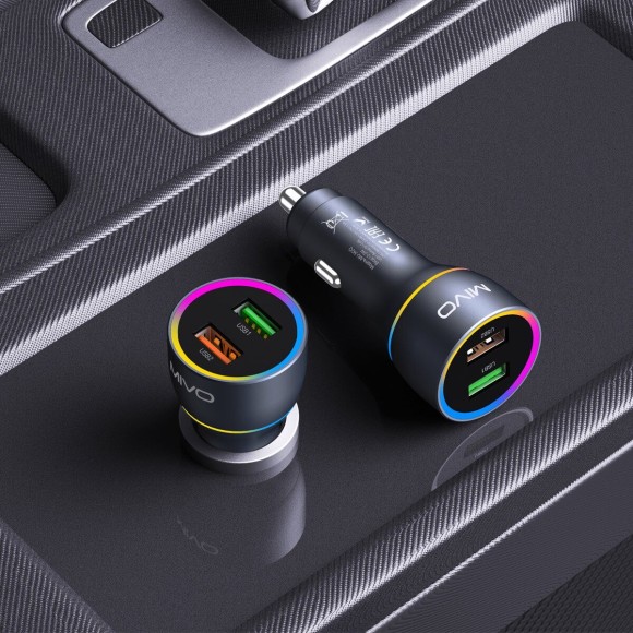 Автомобильное зарядное устройство (2*USB, 30W), MIVO MU-342Q