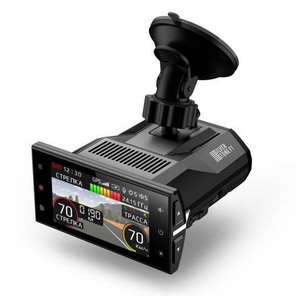 Радар-детектор с видеорегистратором SilverStone F1 HYBRID S-BOT PRO