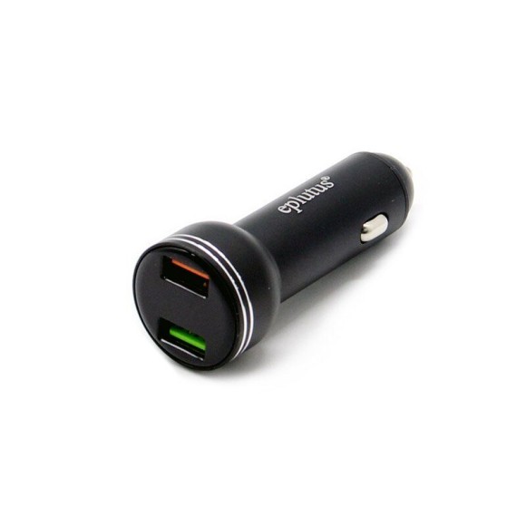 Автомобильное зарядное устройство Eplutus CU-504Q (2*USB, 12W + 18W) Автомобильное зарядное устройство Eplutus CU-504Q (2*USB, 12W + 18W)