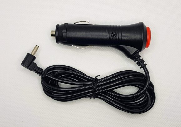 Автомобильный адаптер питания для радар-детектора (12В, прямой шнур, кнопка включения)