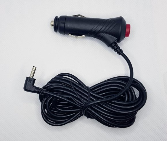 Автомобильный адаптер питания для радар-детектора (12В, прямой шнур, кнопка включения)