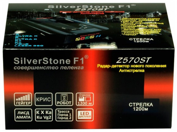 Радар-детектор Silverstone F1 Z570ST Радар-детектор Silverstone F1 Z570ST