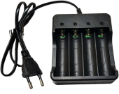 Сетевое зарядное устройство для 4 Li-Ion аккумуляторов 18650
