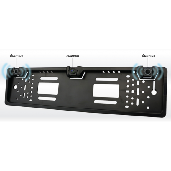 Система безопасной парковки SHO-ME PS-800Z BL с камерой заднего вида (в рамке номерного знака) Система безопасной парковки SHO-ME PS-800Z BL с камерой заднего вида (в рамке номерного знака)