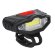 Фонарь велосипедный Y-910 (2 red LED + COB, USB, 3 режима, пластик)