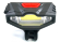 Фонарь велосипедный Y-910 (2 red LED + COB, USB, 3 режима, пластик)