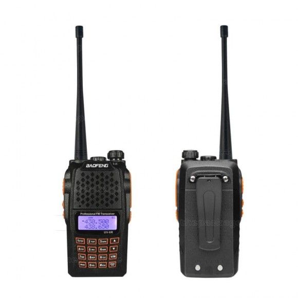 Радиостанция портативная Baofeng UV-6R (двухдиапазонная, 5W, черная)