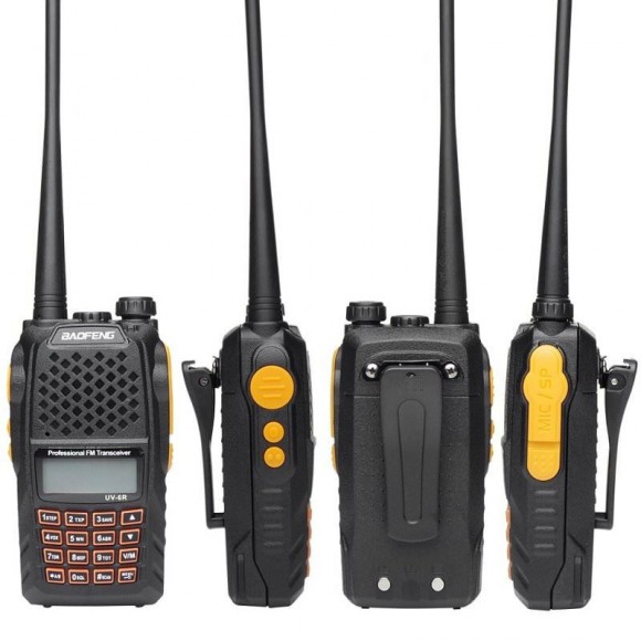 Радиостанция портативная Baofeng UV-6R (двухдиапазонная, 5W, черная)