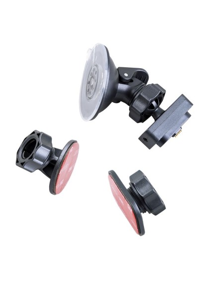 Крепление для видеорегистраторов SilverStone F1 HYBRID UNO SPORT/CityScanner с GPS (синее, присоска + два 3М)