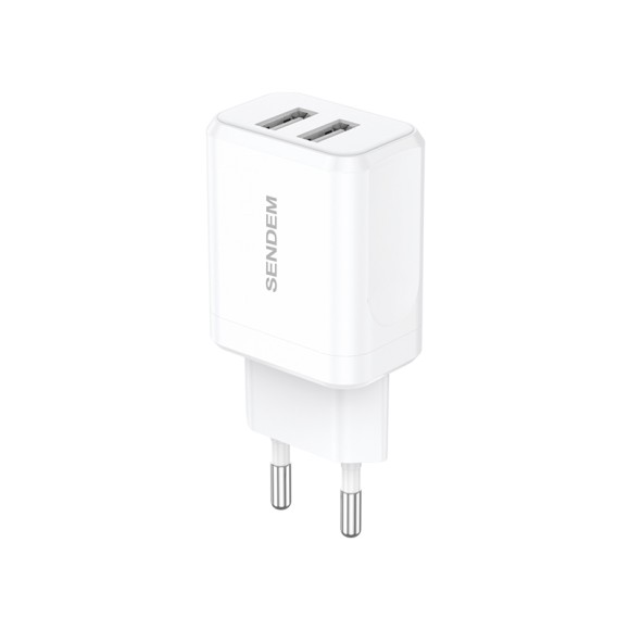 Сетевое зарядное устройство SENDEM OG32 (2 * USB, 3.4 A)