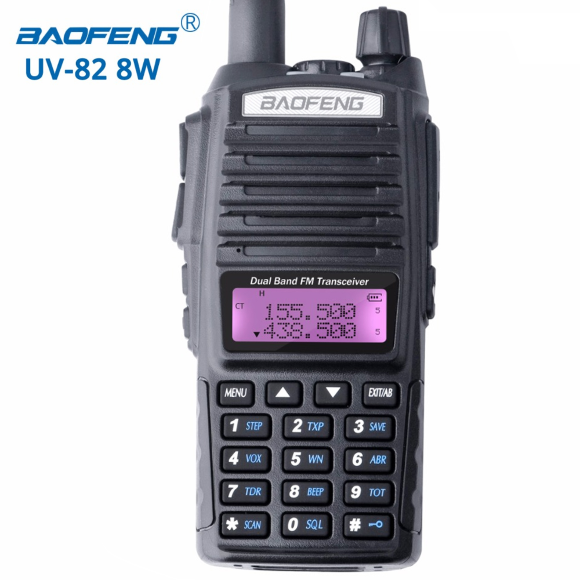 Радиостанция портативная Baofeng UV-82 (двухдиапазонная, 8W) Радиостанция портативная Baofeng UV-82 (двухдиапазонная, 8W)
