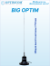 Антенна автомобильная OPTIM BIG, посеребренный провод катушки, магнитное основание 123 мм