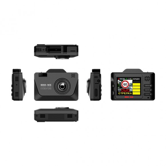 Радар-детектор с видеорегистратором Sho-Me Combo Drive Signature
