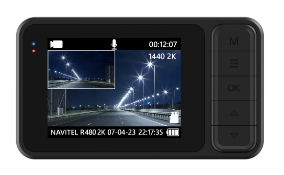 Автомобильный видеорегистратор NAVITEL R480 2K Автомобильный видеорегистратор NAVITEL R480 2K