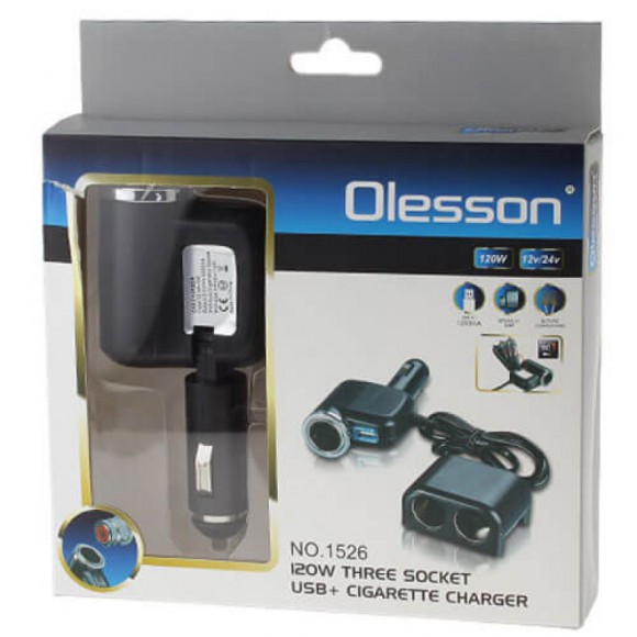 Разветвитель прикуривателя Olesson 1526