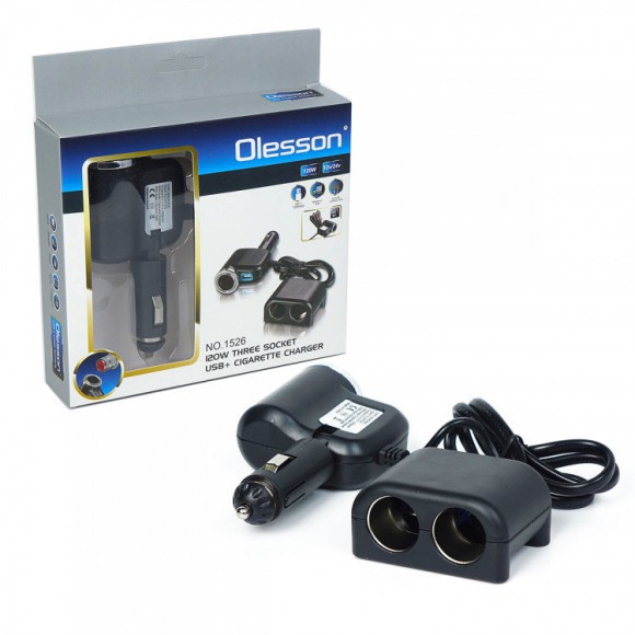 Разветвитель прикуривателя Olesson 1526